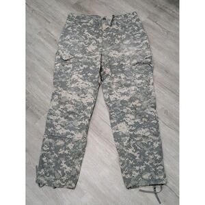 Vintage Propper Pants Mens 36x32 Gray Camo Cargo Army Combat Tactical Ripstop